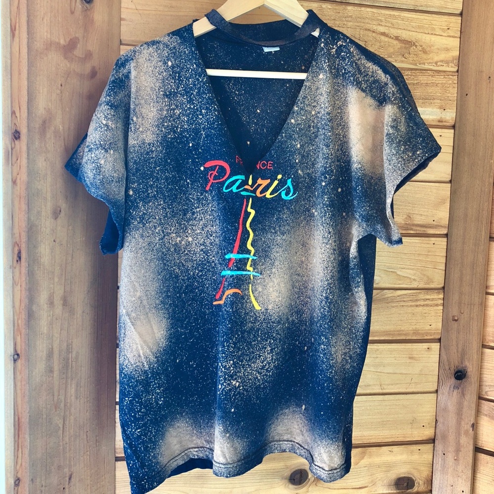Chocker neck vintage t shirt